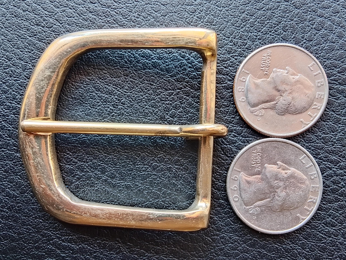 Solid Brass Pointed Frame Buckle