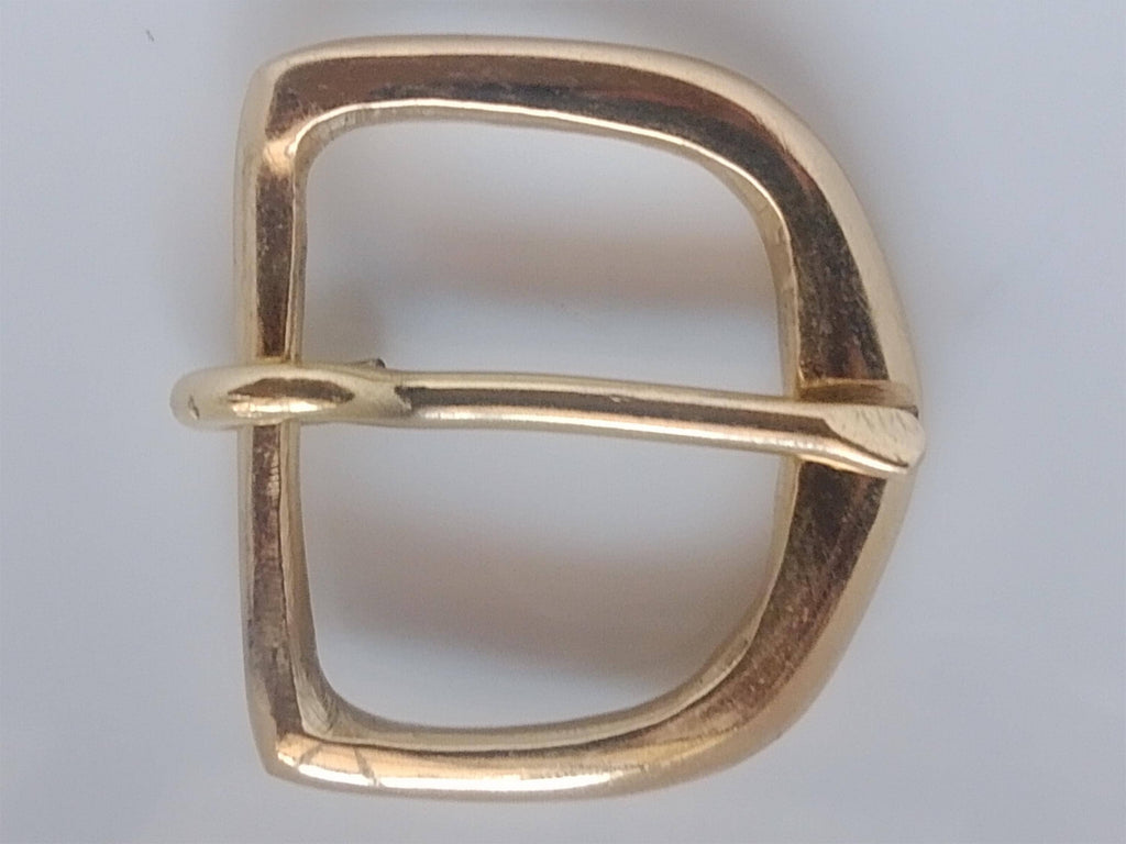 Solid Brass Pointed Frame Buckle