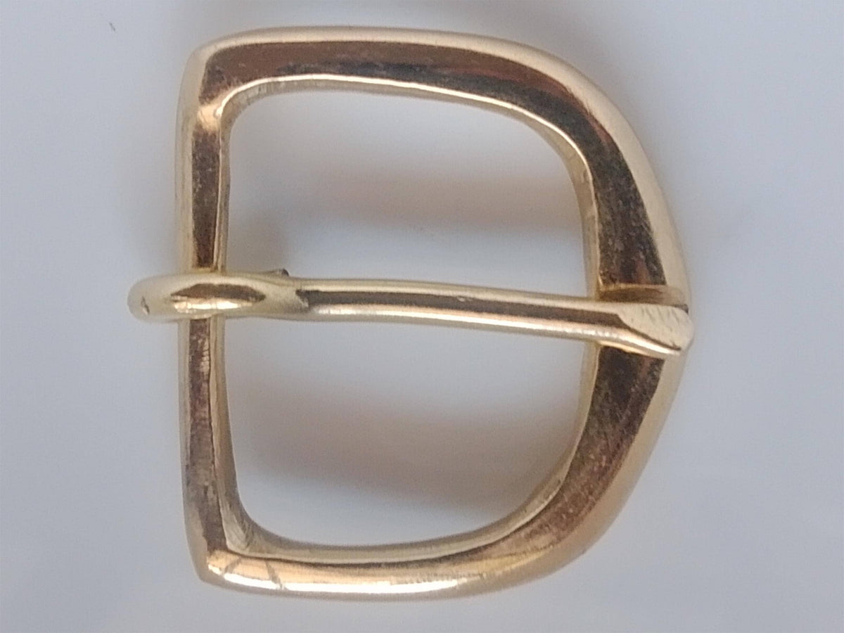 Solid Brass Pointed Frame Buckle