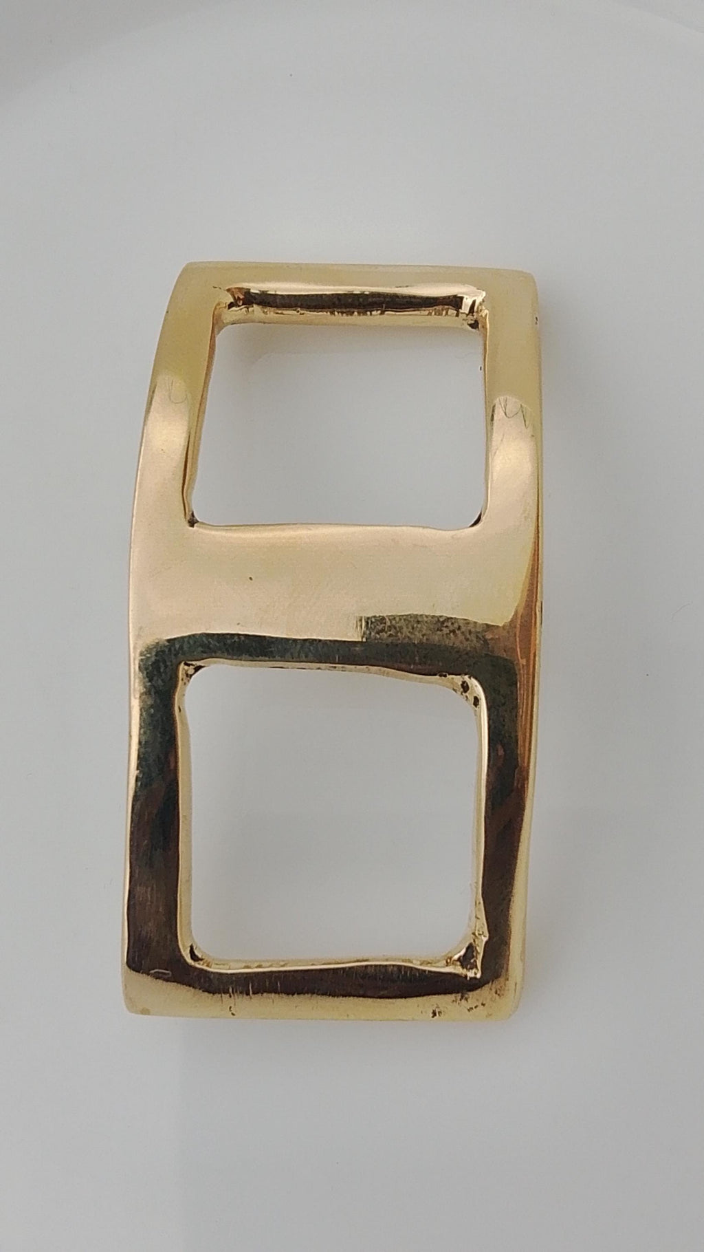 Solid Brass Conway Prong Buckle