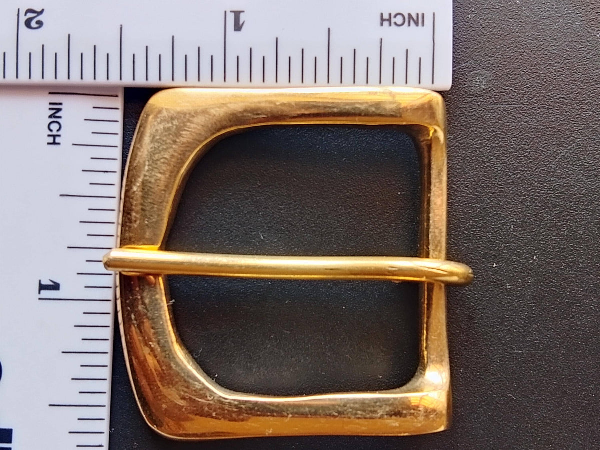 Solid Brass Convex Frame Buckle