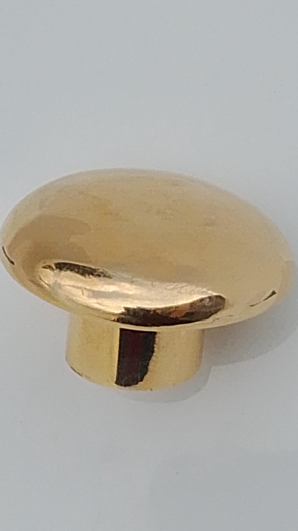 Solid Brass Mushroom Knob