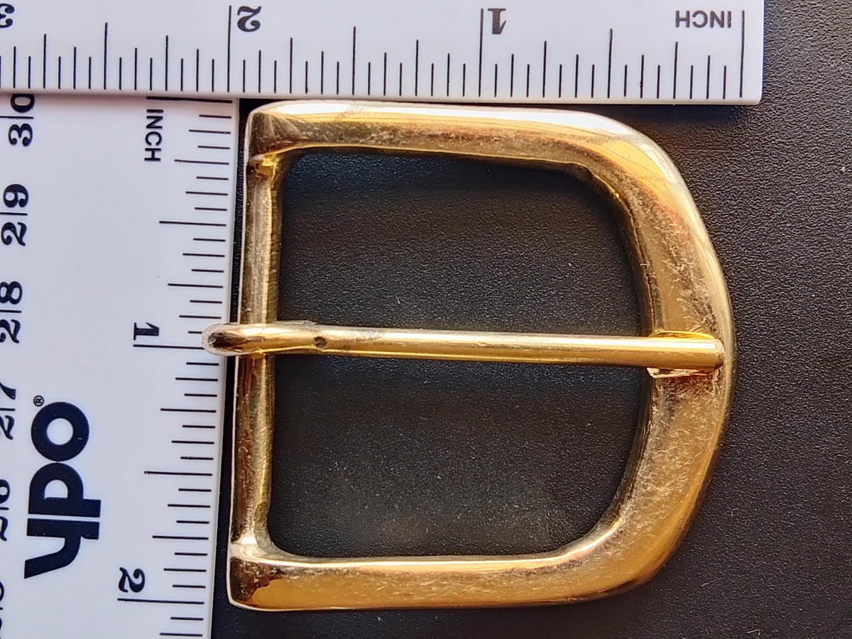 Solid Brass Pointed Frame Buckle