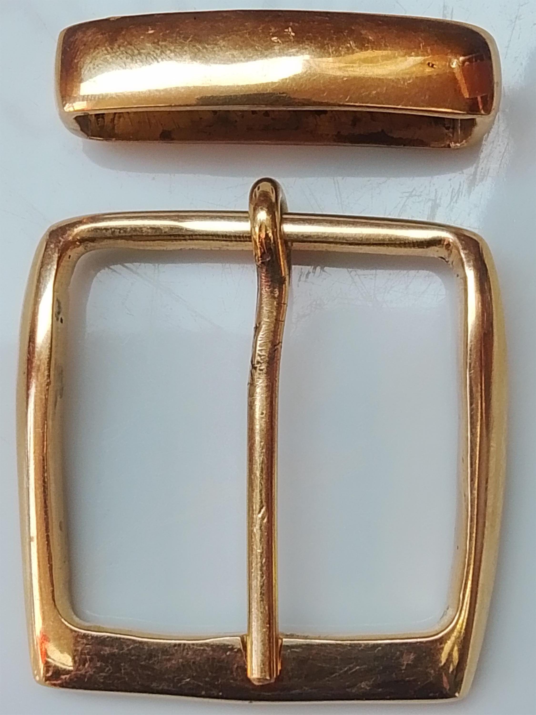 Solid Brass Buckle Keeper Set