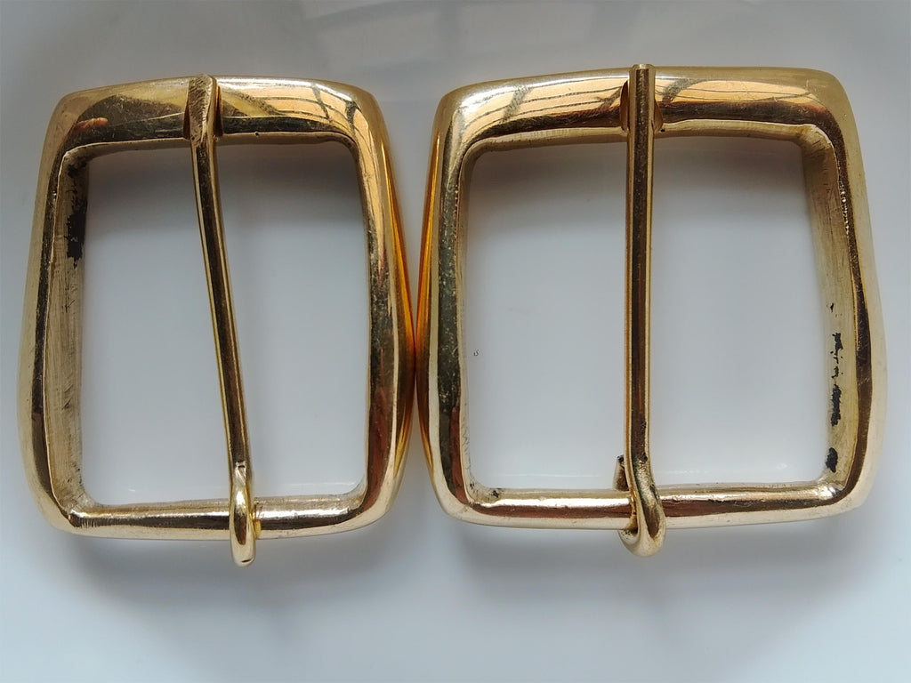 Solid Brass Concave Frame Buckle