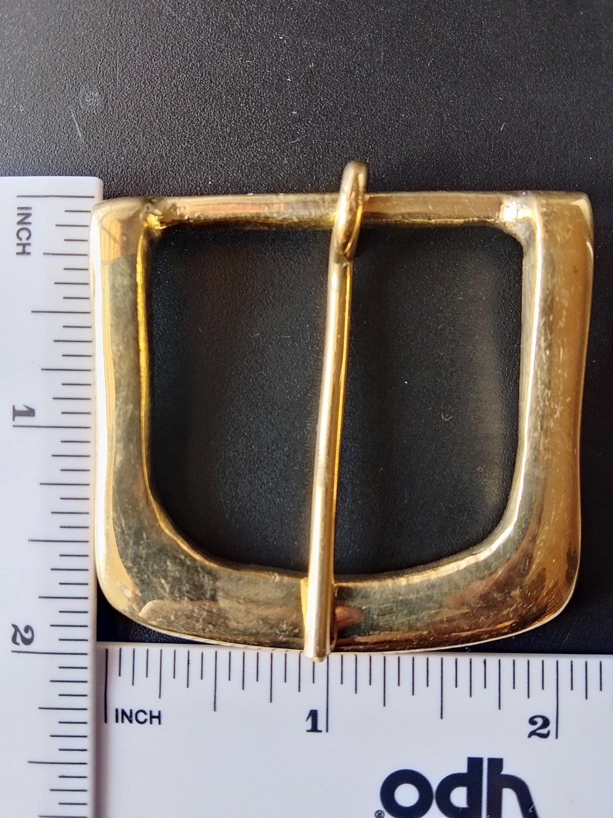 Solid Brass Convex Frame Buckle