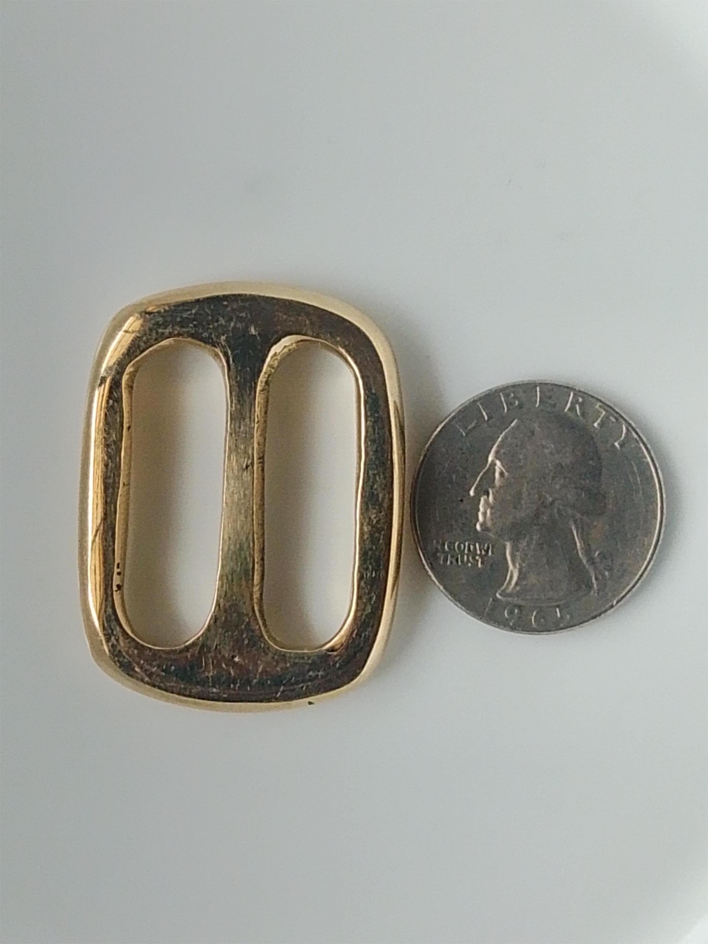 Solid Brass Double Loop Slider