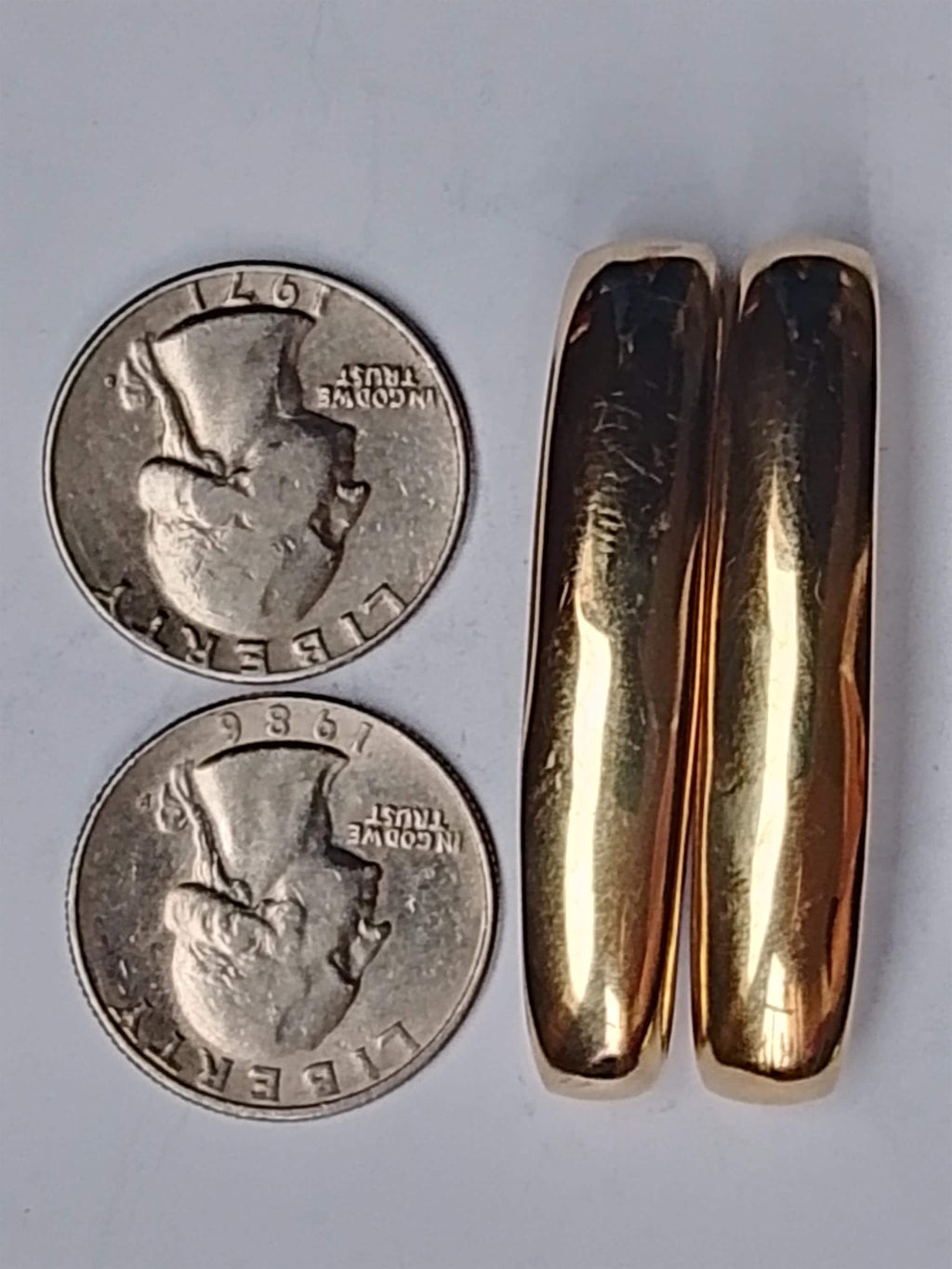 2-Pack Solid Brass Loop Keepers