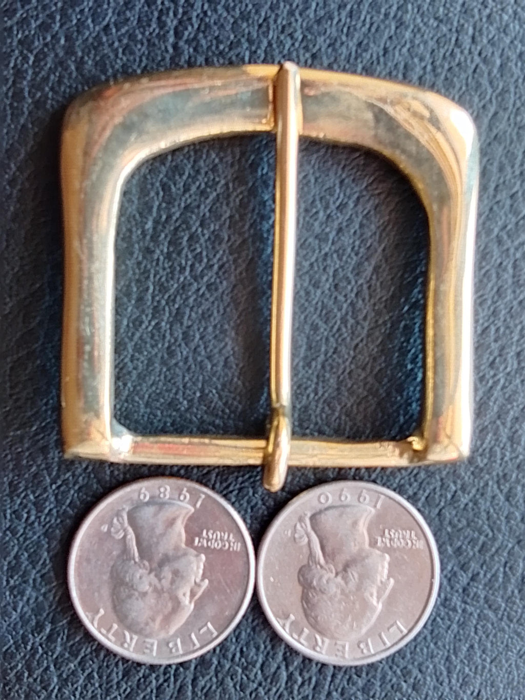 Solid Brass Convex Frame Buckle