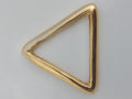 Solid Brass Triangle Ring