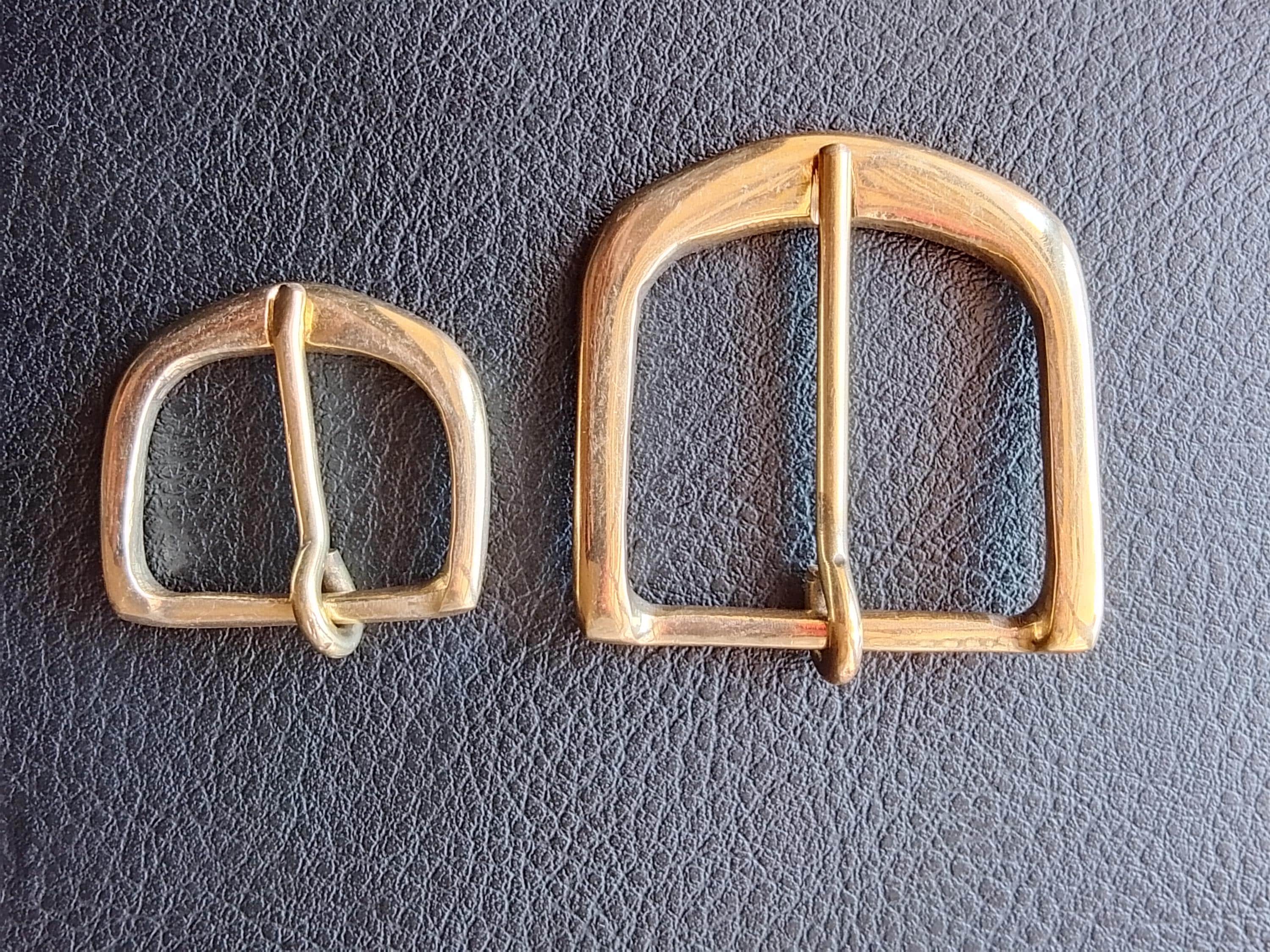 Solid Brass Pointed Frame Buckle