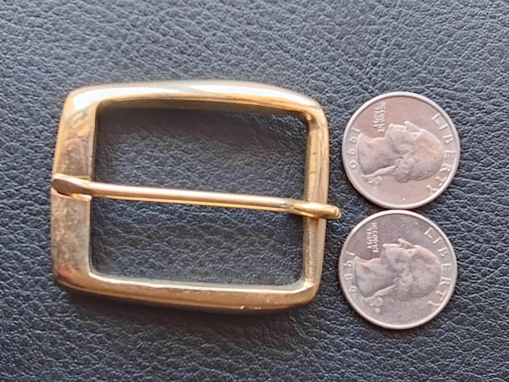 Solid Brass Concave Frame Buckle