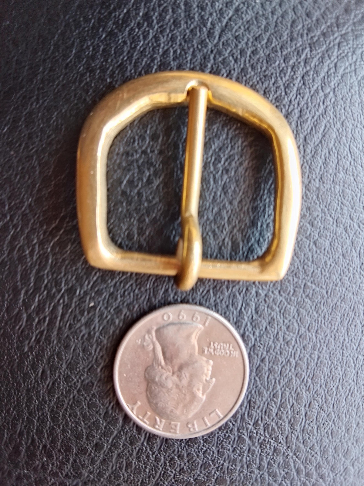 Solid Brass Horseshoe Belt Buckle