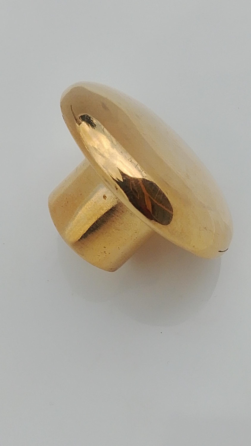 Solid Brass Mushroom Knob