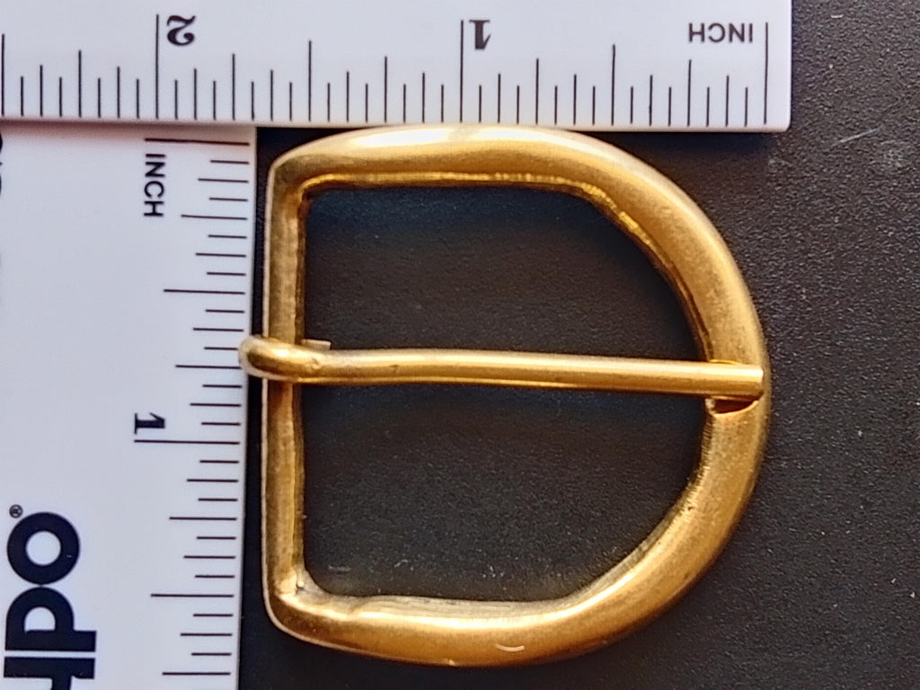 Solid Brass Horseshoe Belt Buckle