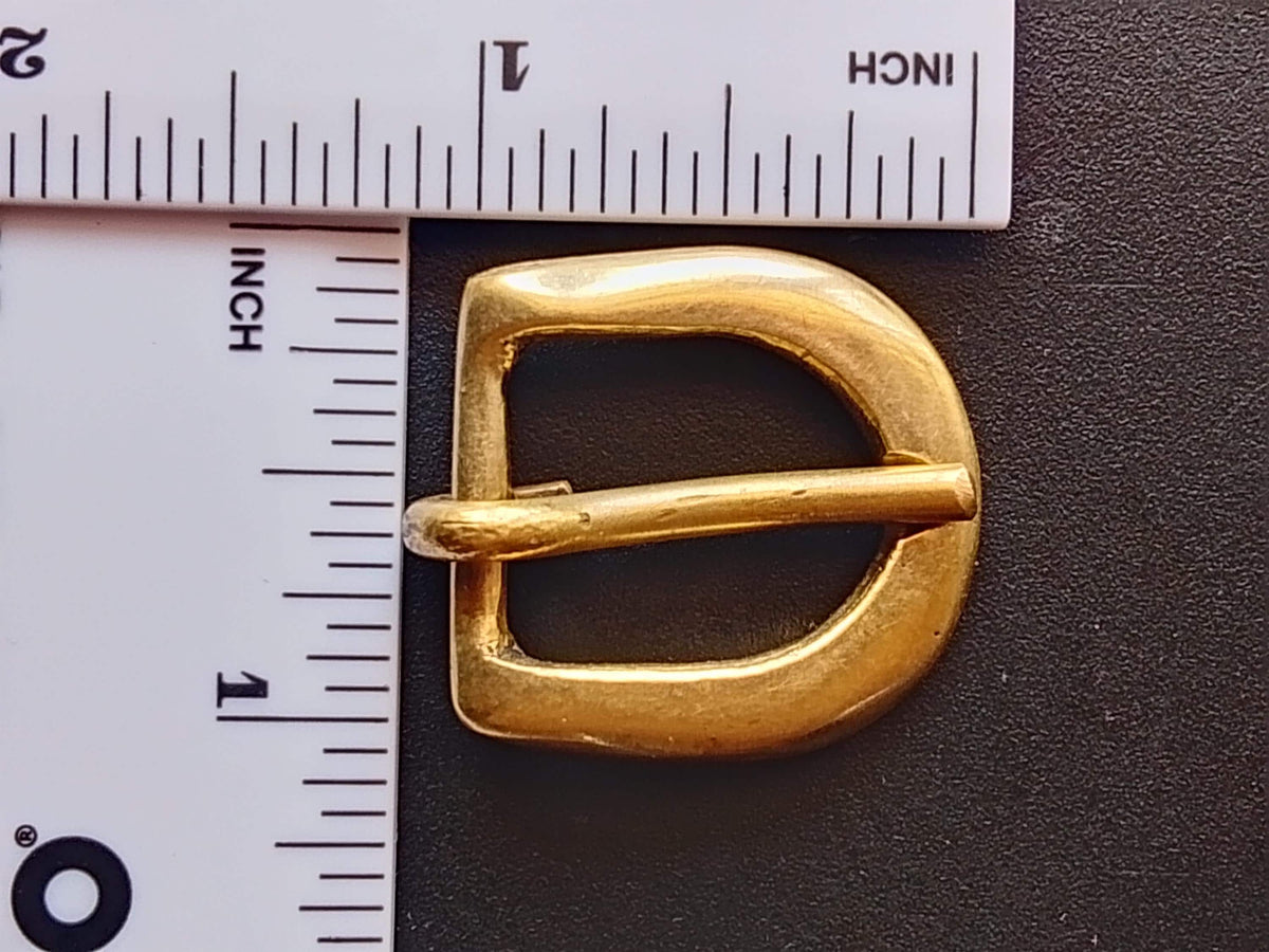 Solid Brass Horseshoe Belt Buckle