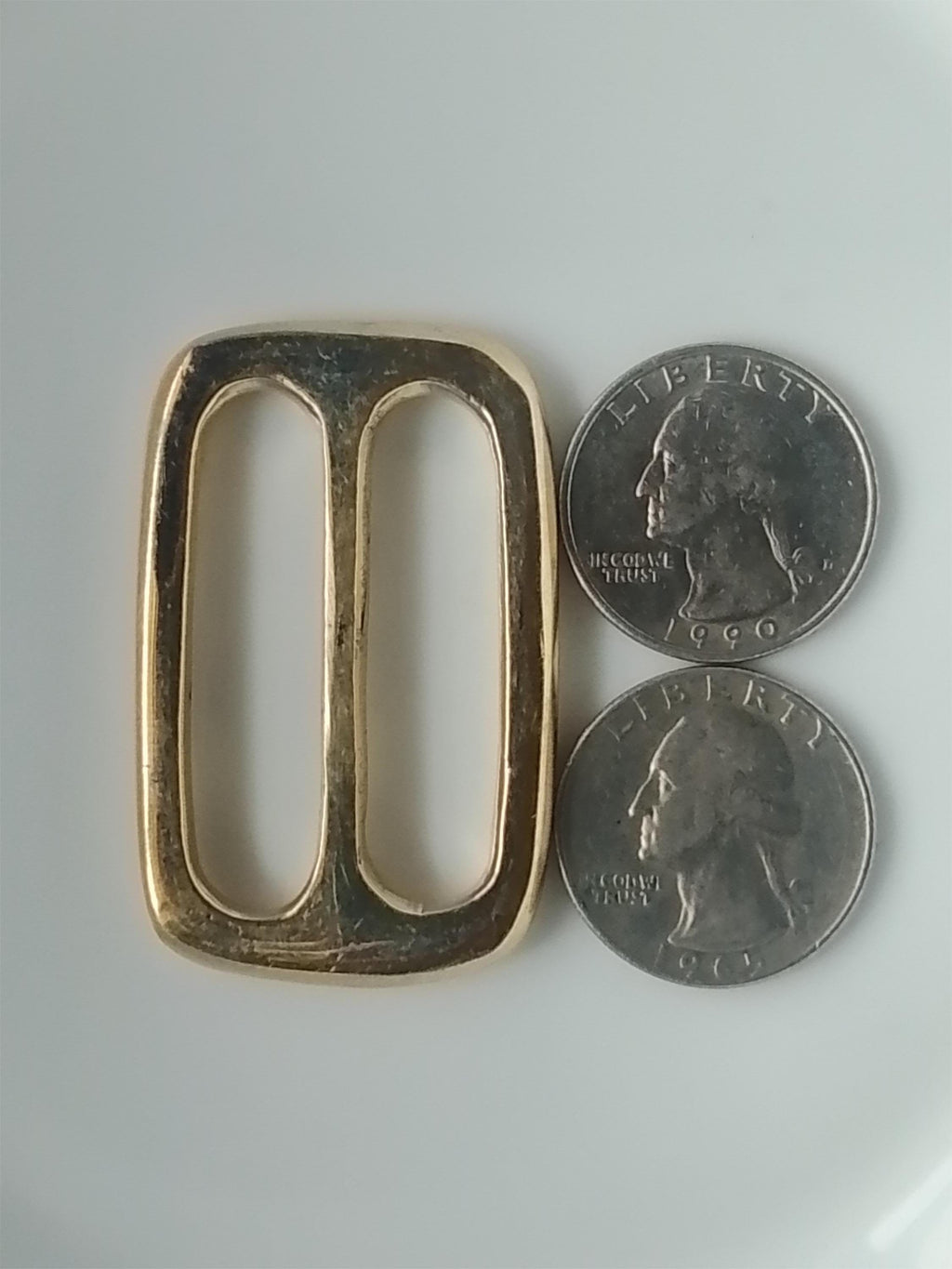 Solid Brass Double Loop Slider