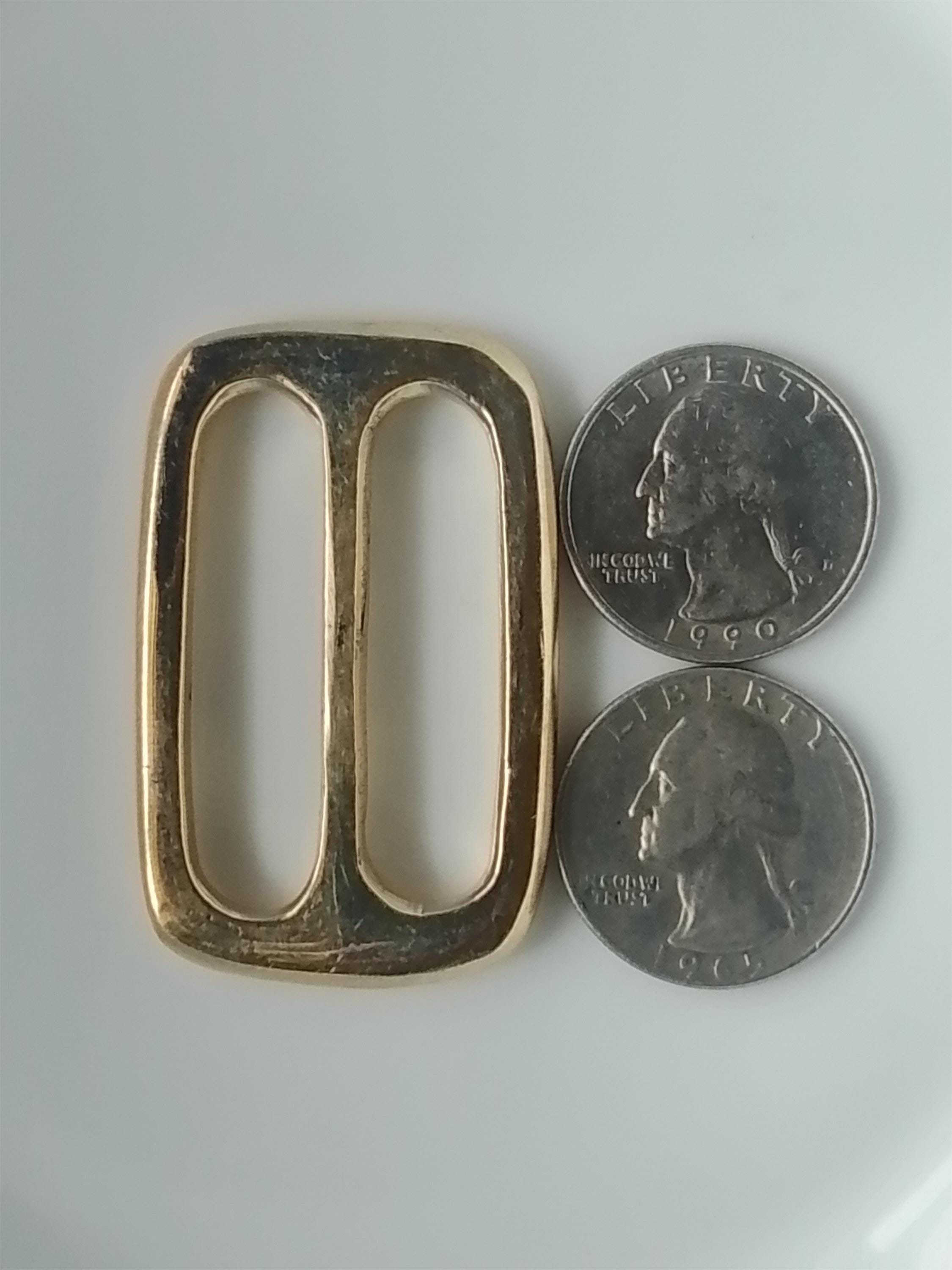 Solid Brass Double Loop Slider