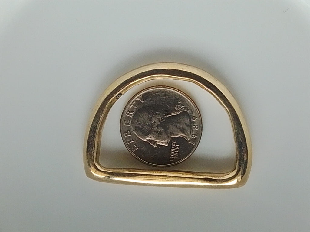 Solid Brass D-Ring