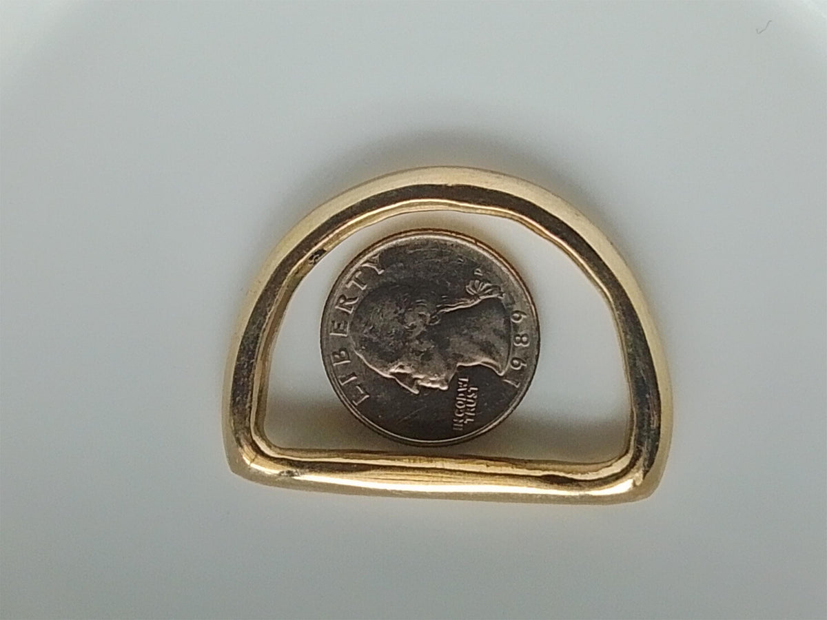 Solid Brass D-Ring
