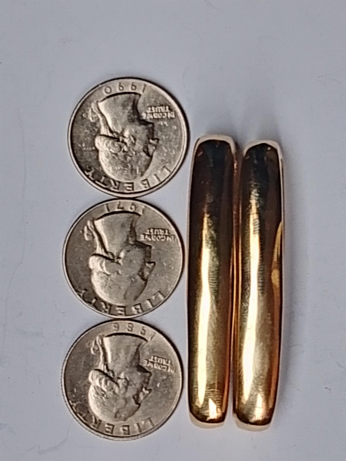 2-Pack Solid Brass Loop Keepers