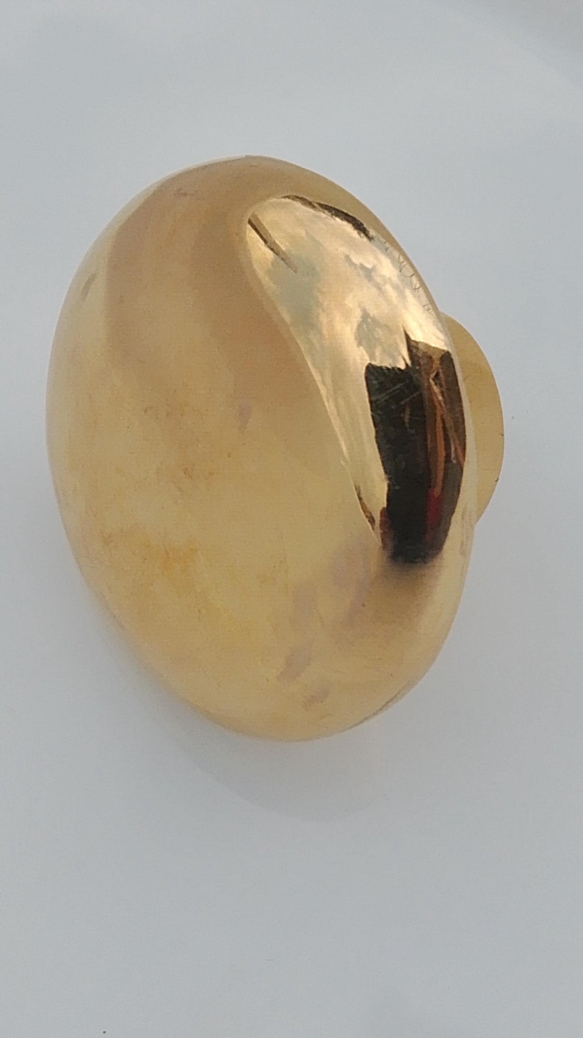 Solid Brass Mushroom Knob