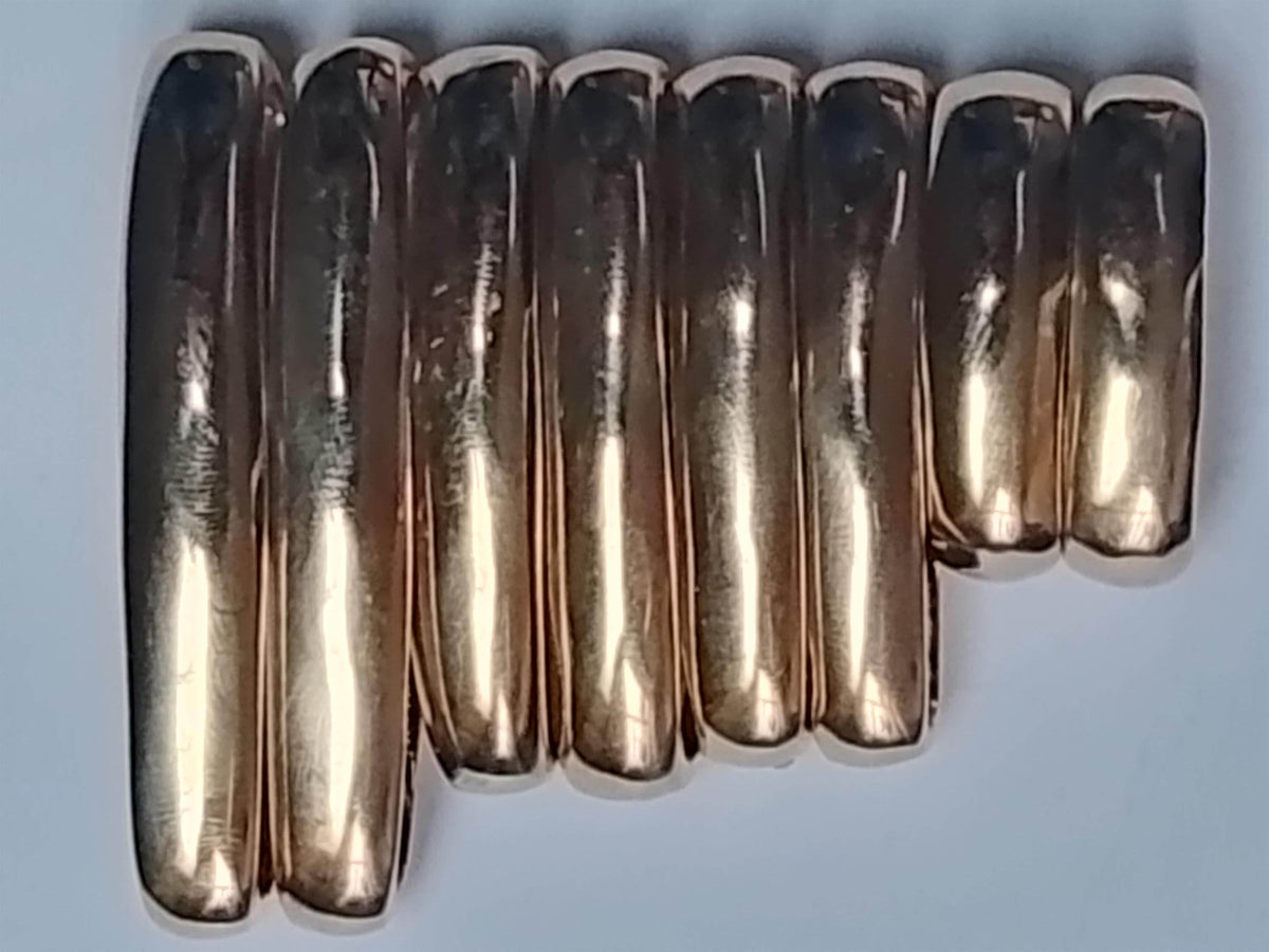 2-Pack Solid Brass Loop Keepers