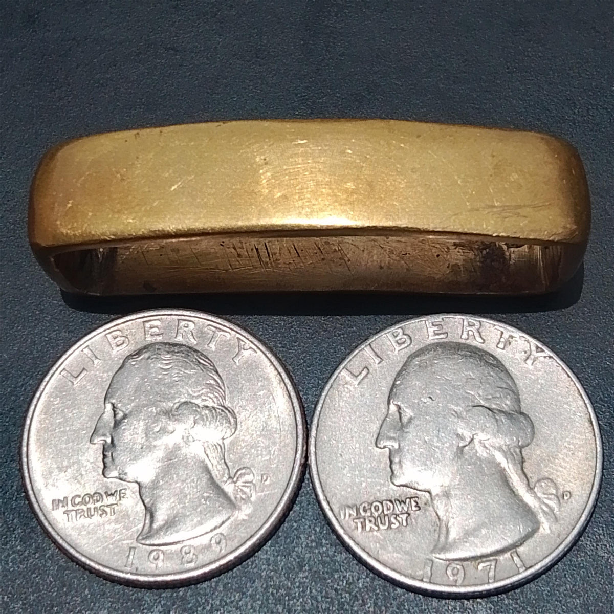 Solid Brass Belt Loop Keeper