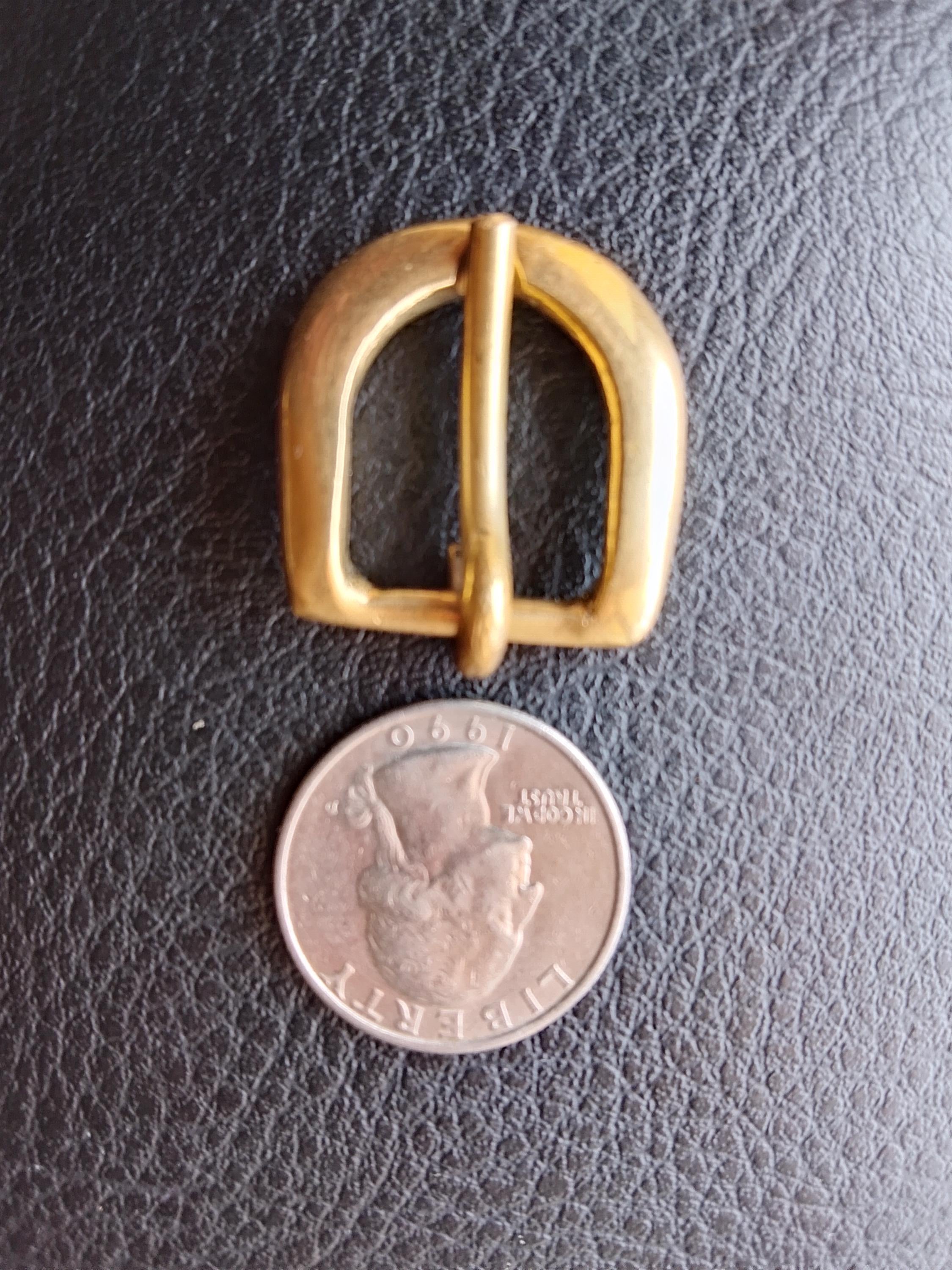 Solid Brass Horseshoe Belt Buckle