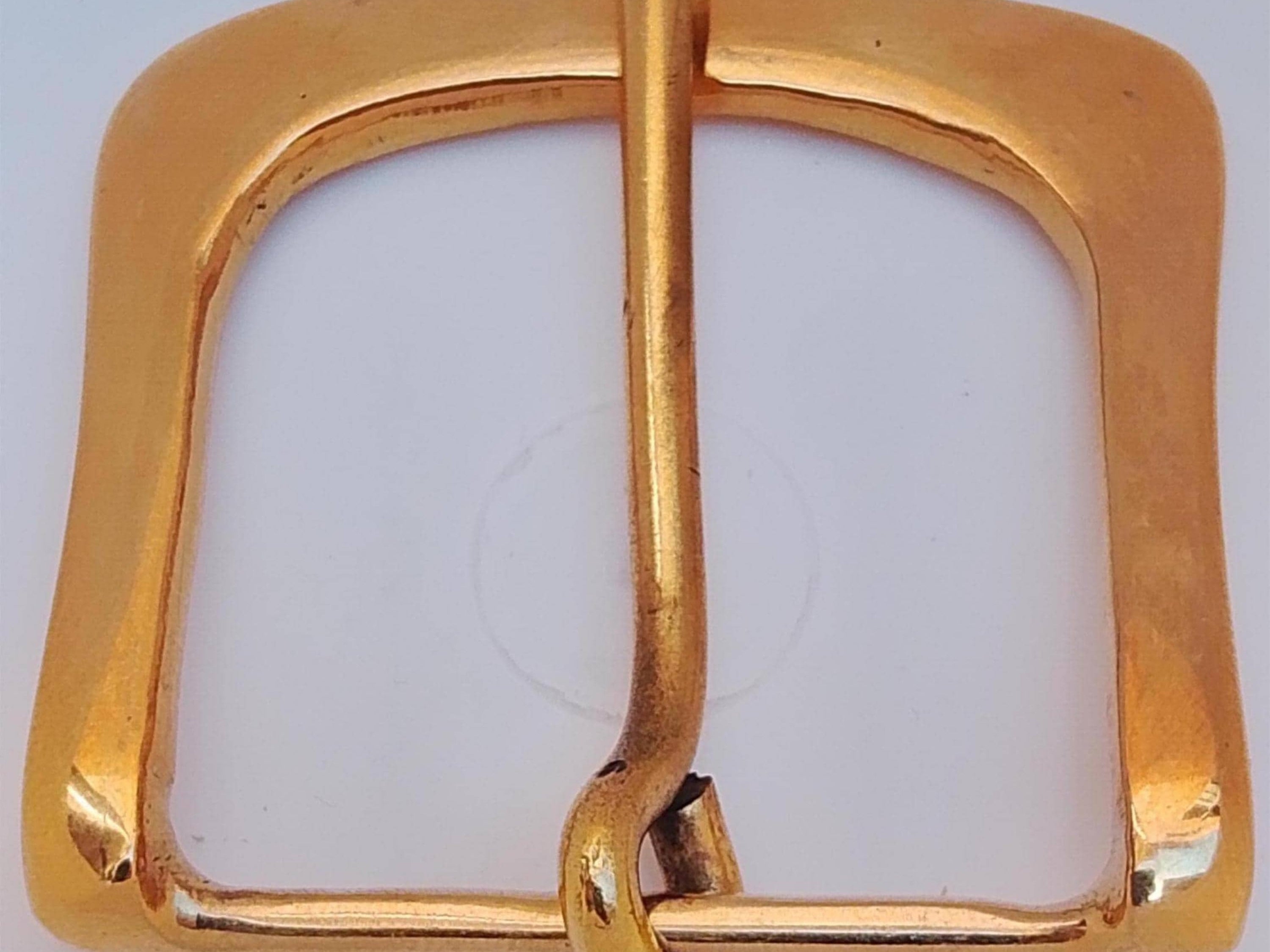 Solid Brass Convex Frame Buckle