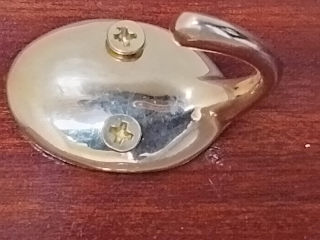 Solid Brass Single Wall Hook
