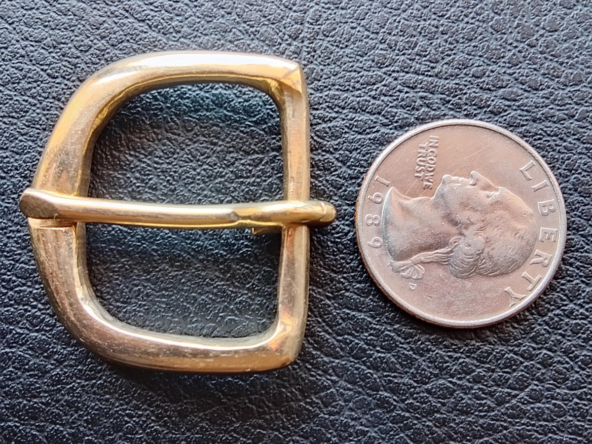 Solid Brass Pointed Frame Buckle