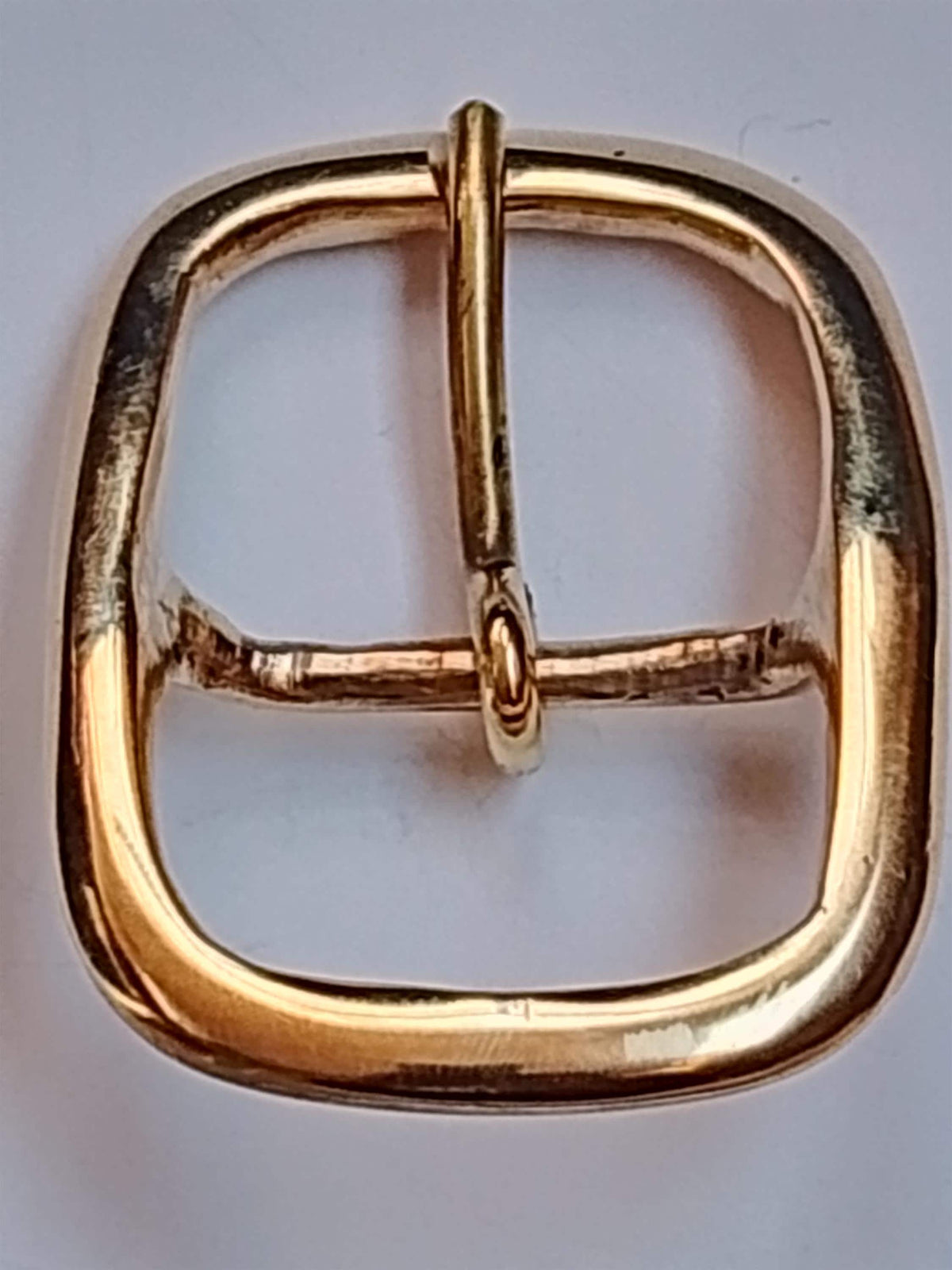 Solid Brass Center Bar Under Frame Buckle