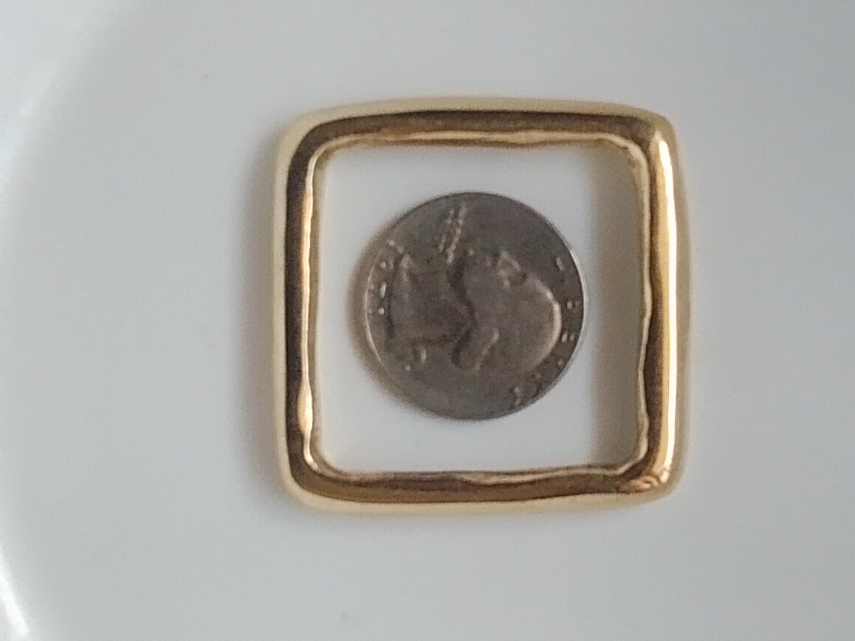 Solid Brass Square Ring
