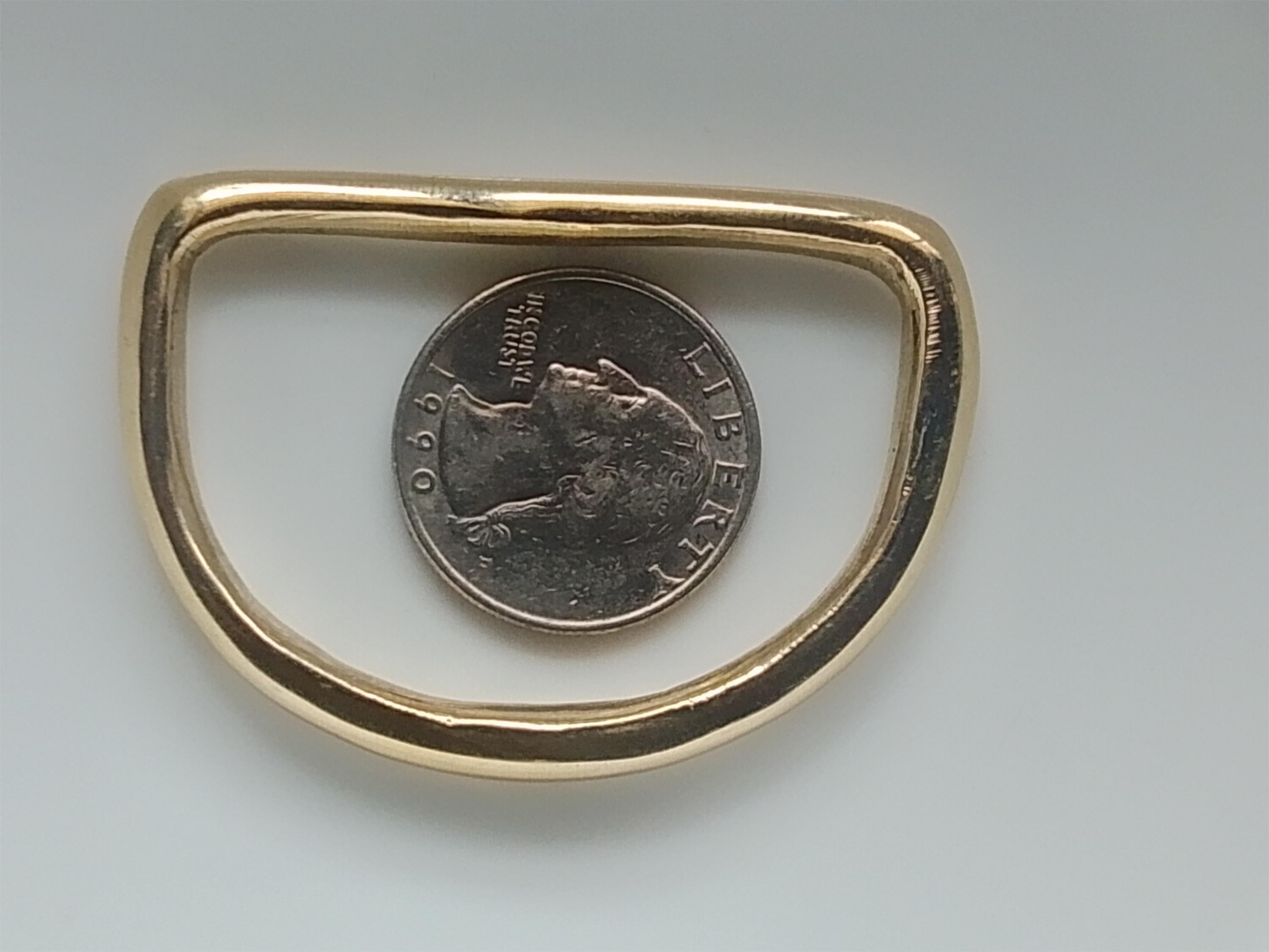 Solid Brass D-Ring