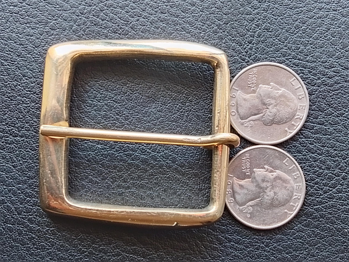 Solid Brass Concave Frame Buckle