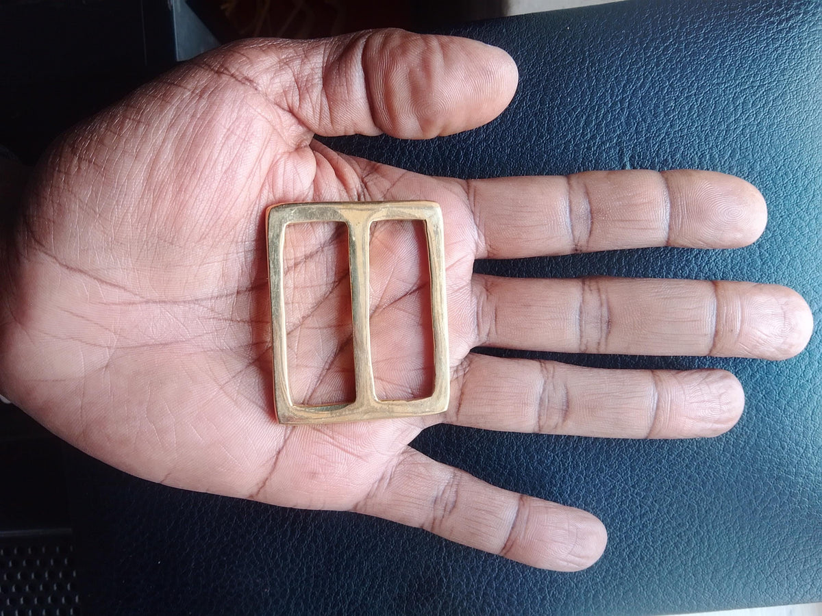Solid Brass Double Loop Slider