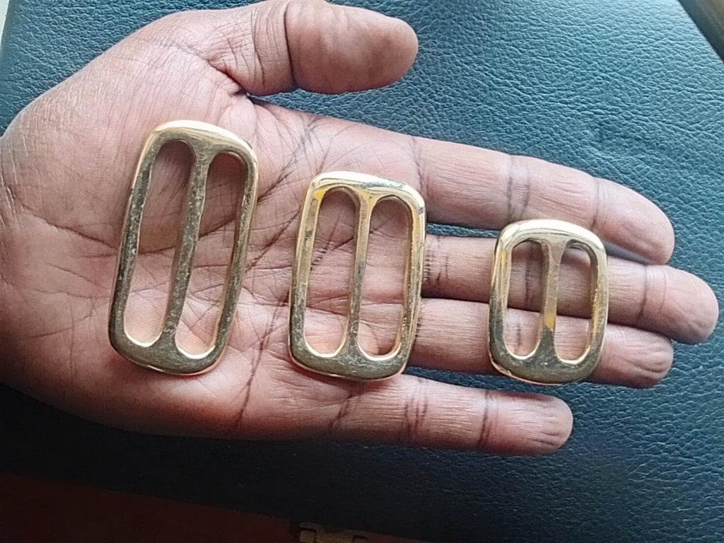 Solid Brass Double Loop Slider