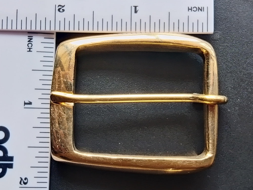 Solid Brass Concave Frame Buckle