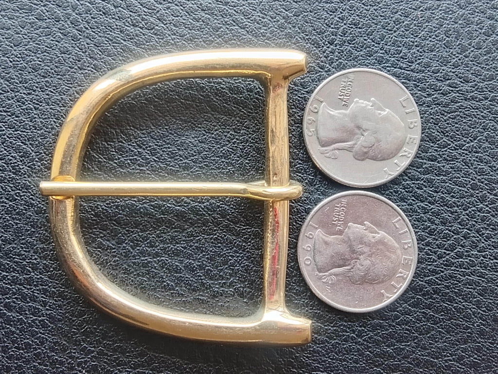 Solid Brass Stirrup Buckle
