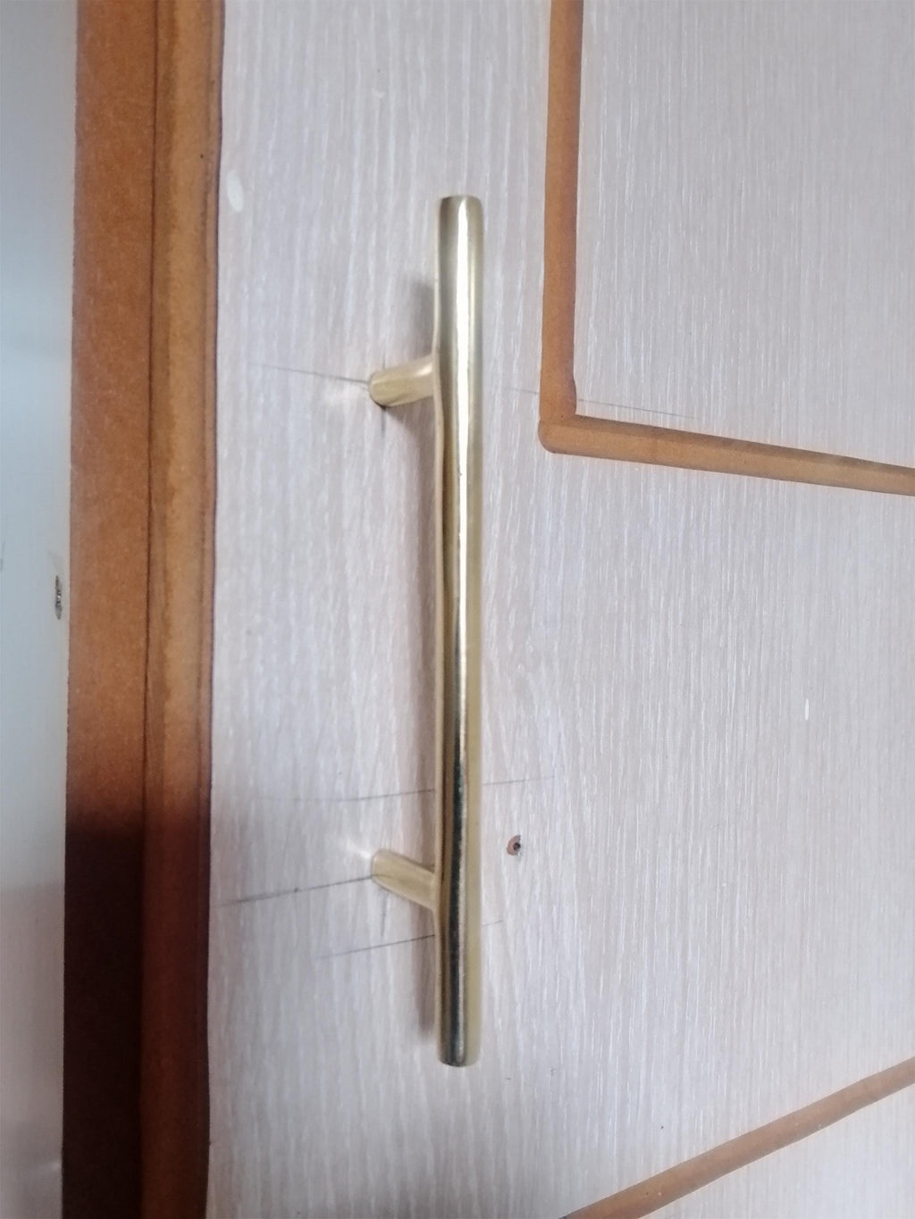 Solid Brass T-Bar Cabinet Pull