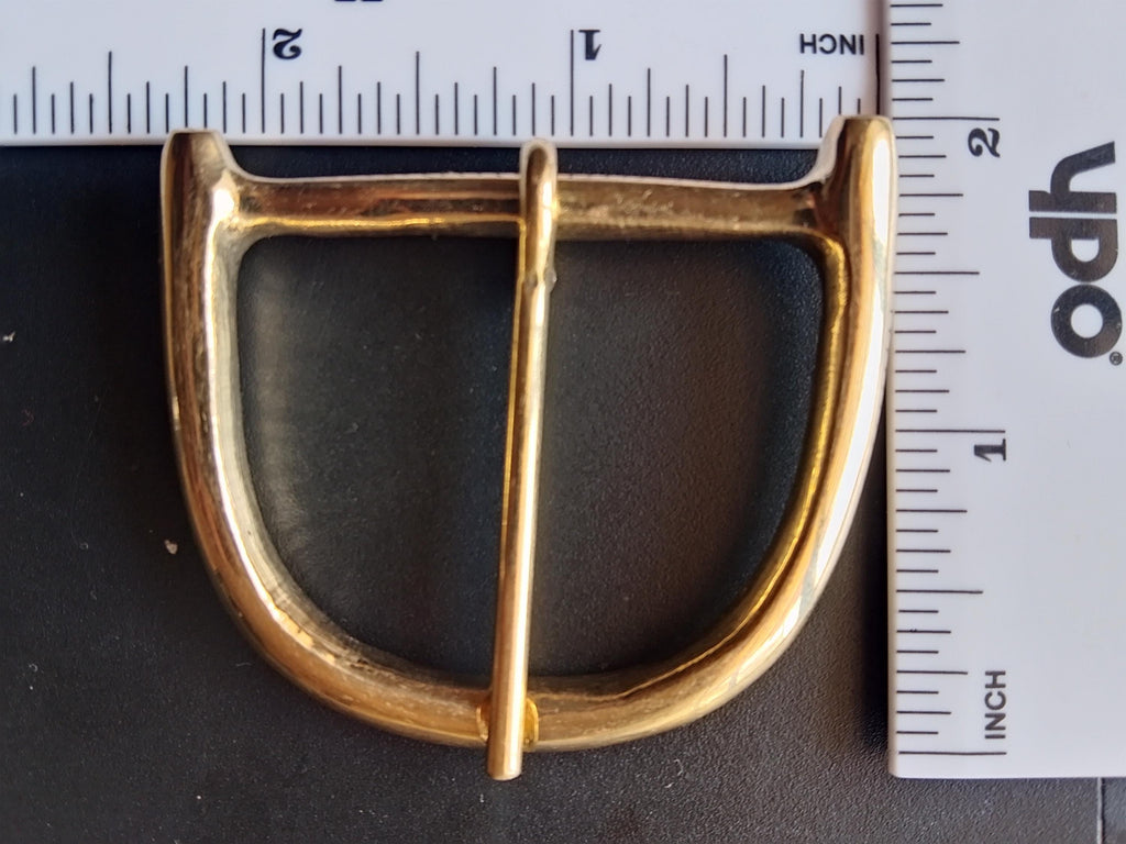 Solid Brass Stirrup Buckle
