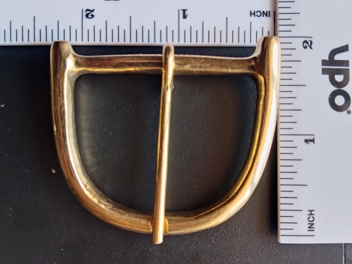 Solid Brass Stirrup Buckle