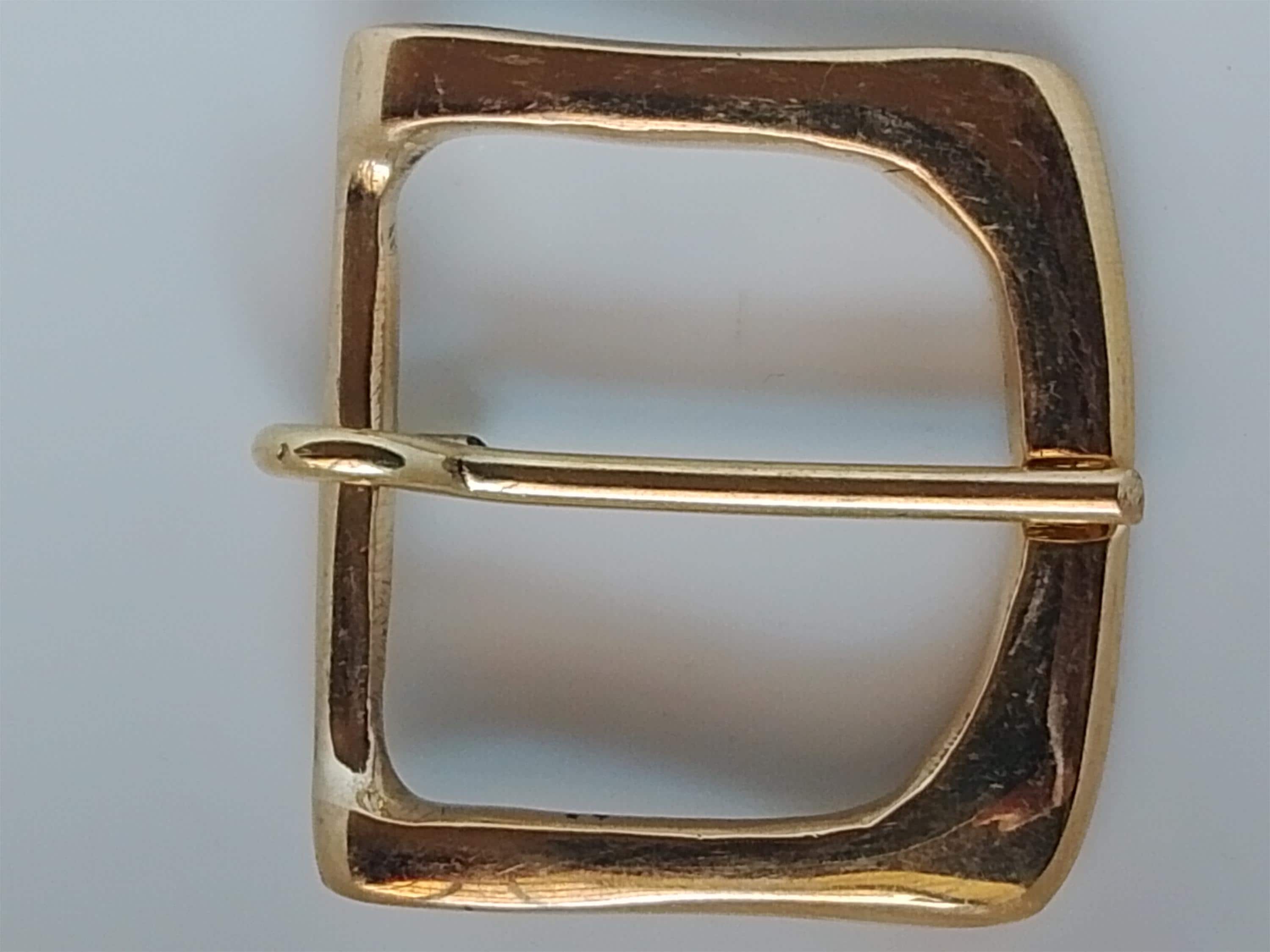 Solid Brass Convex Frame Buckle