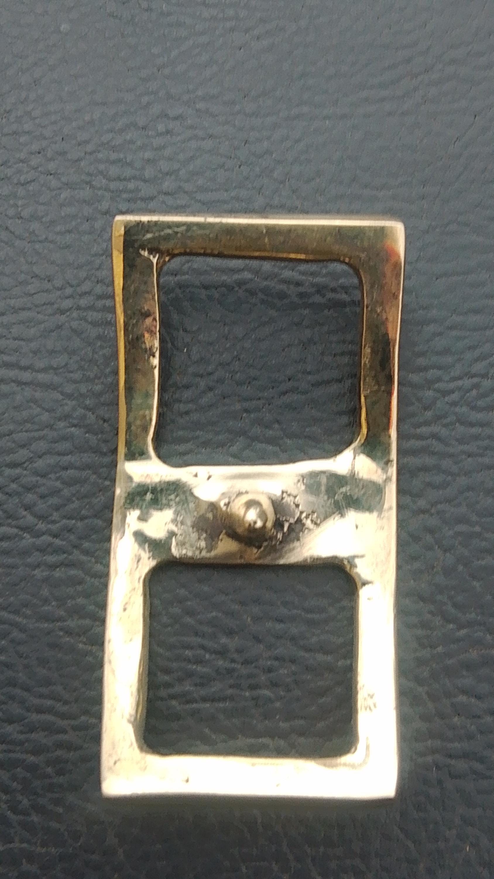 Solid Brass Conway Prong Buckle