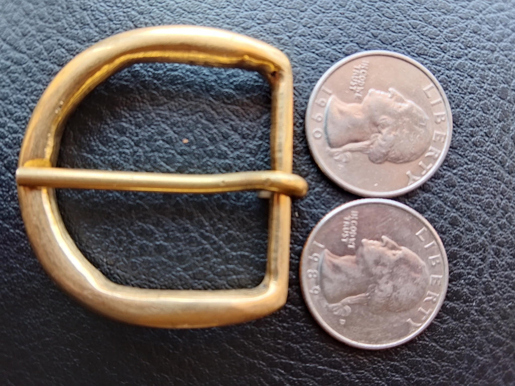 Solid Brass Horseshoe Belt Buckle