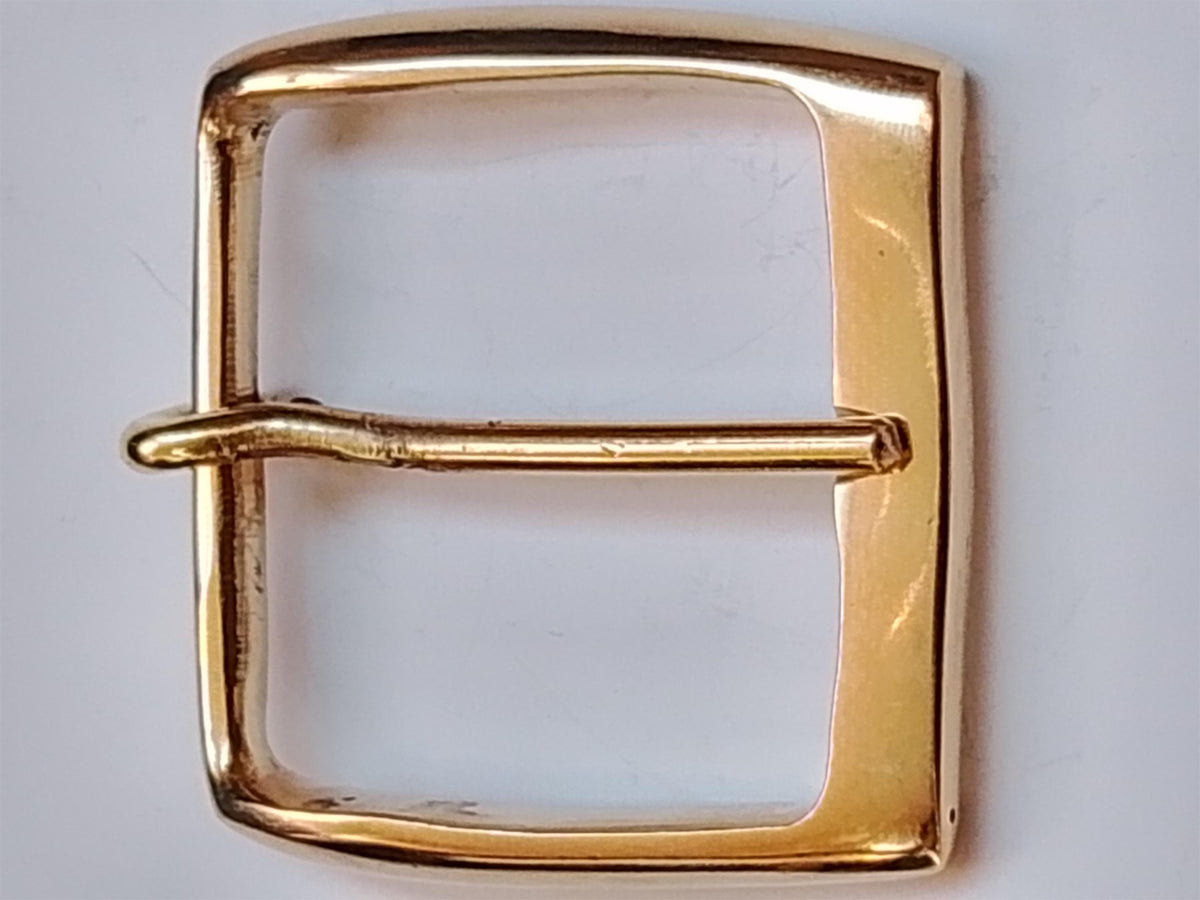 Solid Brass Concave Frame Buckle