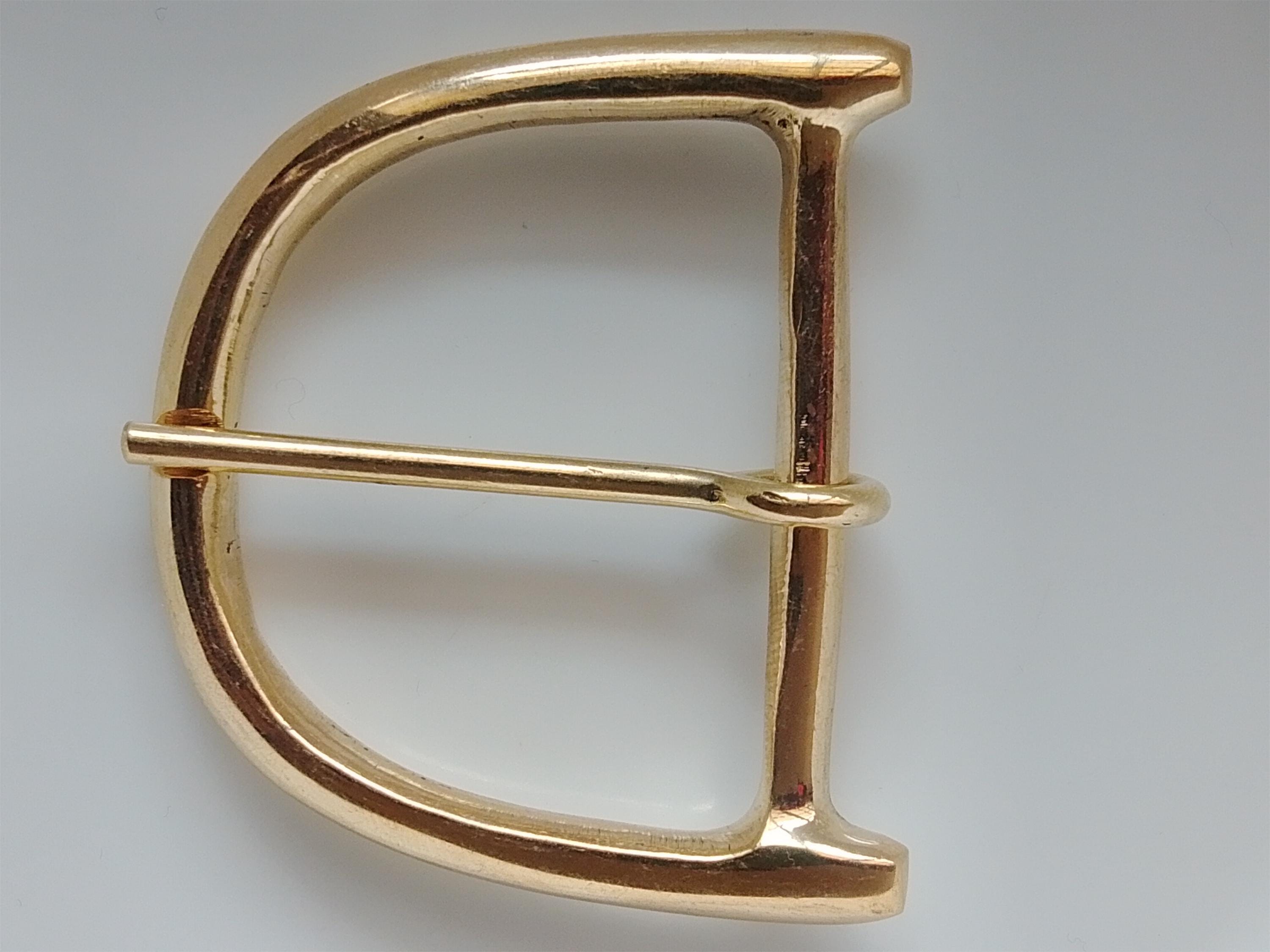 Solid Brass Stirrup Buckle