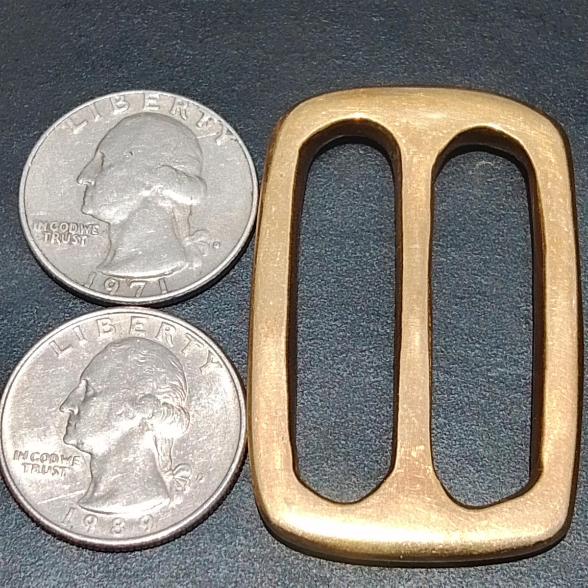 Solid Brass Double Loop Slider