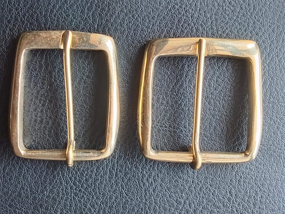 Solid Brass Concave Frame Buckle